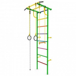Детский спортивный комплекс «Роки-3ц» с навесным оборудованием, 650 ? 870 ? 2300 мм, цвет зелёный