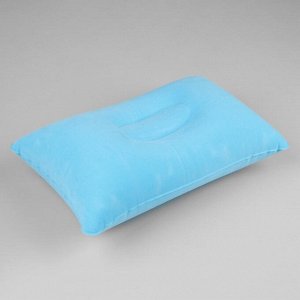 Подушка дорожная, надувная, 24 х 28см, цвет МИКС