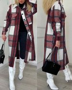 Кардиган в клетку из кашемира