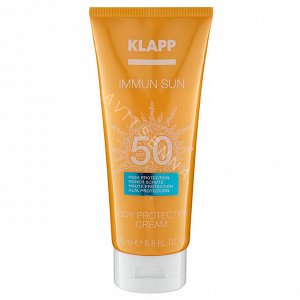 Солнцезащитный крем для тела SPF50 IMMUN SUN  200 мл, KLAPP