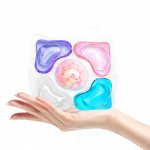 КАПСУЛА ДЛЯ СТИРКИ БЕЛЬЯ С КОНДИЦИОНЕРОМ И ПЯТНОВЫВОДИТЕЛЕМ