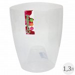 Горшок ОРХИДЕЯ 1,3л, прозрачный 1/36