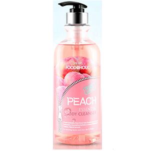 FOODaHOLIC PEACH ESSENTIAL BODY CLEANSER - гель для душа с экстрактом персика 750 мл.