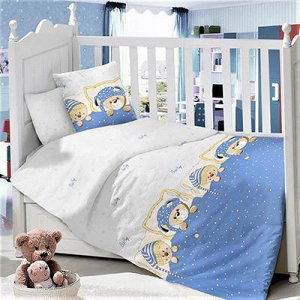 Детское постельное белье "Сонное царство" комплект в кроватк