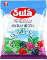 Зула Карамель Леденцовая Без Сахара Лесная Ягода Со Вкусом Малины Или Клубники Пак. 60г