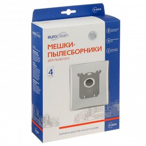 Мешок-пылесборник Euro синтетический, многослойный, 4 шт (Electolux S-Bag)