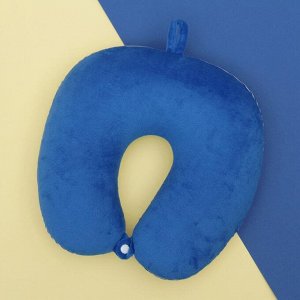Антистресс-подголовник «Полосатик» с заклёпкой, цвет синий