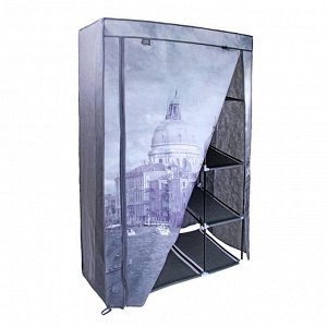 Шкаф для одежды «Венеция», 100?50?170 см, цвет синий