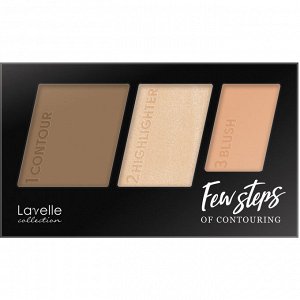 Лавель палетка для контуринга Few Steps тон 02 peach beige