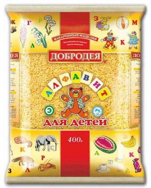 Макароны Алфавит, 400 г Добродея №205