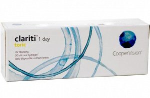 Торические однодневные контактные линзы Clariti 1 Day toric (30 линз)