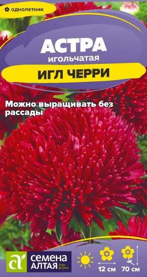 Цветы Астра Игл Черри/Сем Алт/цп 0,2 гр.