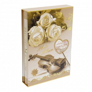 Фотоальбом магнитный 20 листов "Музыка. Цветы" в коробке МИКС 33,5х23х5,5 см