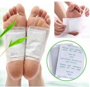Детокс пластырь на стопы ног Deep Cleansing Foot Patch с бамбуковым уксусом (10 шт)