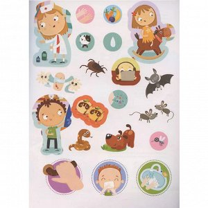 Книга 9785002300853 Играй и приклеивай. Вирусы и бактерии