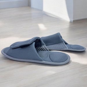 Массажные тапочки ортопедические с липучкой Velcro, эффектом прогулки босиком и профилактикой плоскостопия — Россия