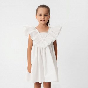 Платье детское KAFTAN «Бабочка» 38 (146-152 см), белое