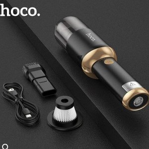 Автомобильный мини портативный аккумуляторный вакуумный пылесос  HOCO DI31 4000mAh