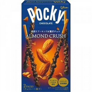 Палочки шоколадные Покки Хрустящий миндаль Glico 66г