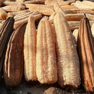 Мочалка натуральная из люффы (в ассортименте)
