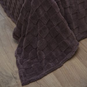 Домино(сухая роза) Плед велсофт 150*200