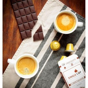 Кофе капсулы Шоколад SINGLE CUP Chocolate Упаковка 10 капсул для кофемашин Nespresso