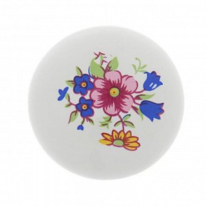 TUNDRA Ручка кнопка Ceramics 017, керамическая, белая