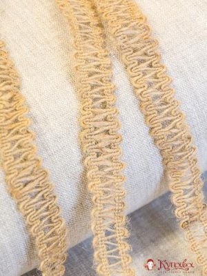 Тесьма плетеная, джут-100%, 16 мм