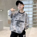 Лонгслив для мальчика, с принтом