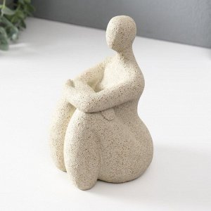 Фигурка полистоун «Лорен милая», белый, 11.5x11x19 см