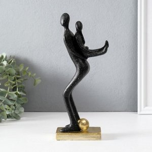Фигурка полистоун «Как за каменной стеной», чёрный, 6x10.5x25 см