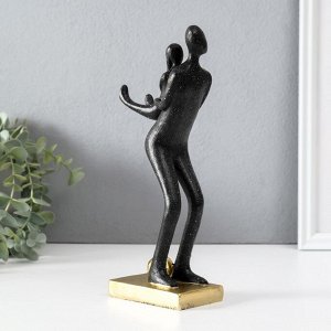 Фигурка полистоун «Как за каменной стеной», чёрный, 6x10.5x25 см