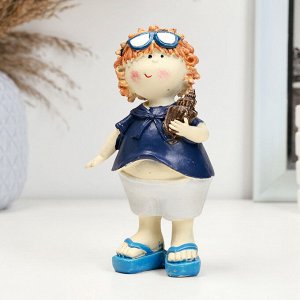 Фигура "Девочка с ракушкой" 8х7х15см