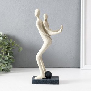 Фигурка полистоун «Как за каменной стеной», белый, 6x10.5x25 см