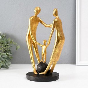 Фигурка полистоун «Сила в единстве», золото, 12x17.5x26.5 см