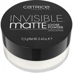 Пудра рассыпчатая Catrice Invisible Matte Loose Powder 001