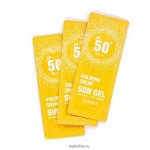 DEOPROCE Hyaluronic cooling sun gel Гель солнцезашитный д/лица и тела SPF 50, САШЕ 1г