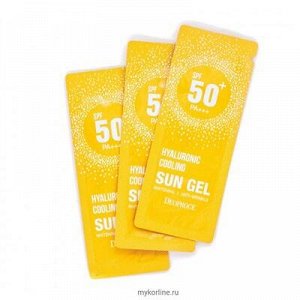 DEOPROCE Hyaluronic cooling sun gel Гель солнцезашитный д/лица и тела SPF 50, САШЕ 1г