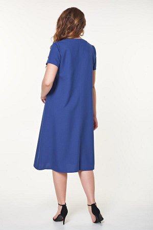 Платье Агния №1.Цвет:синий