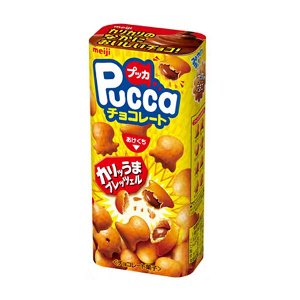 Печенье с шоколадной начинкой Marble Pucca Choco Meiji 39г