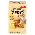 Печенье бисквитное Zero Butter без сахара вкус сливочного масла Lotte, 72.6г