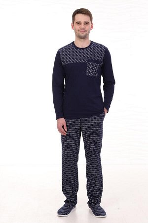 Пижама мужская 9-71а (тёмно-синий)