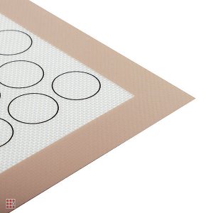 SATOSHI Коврик для теста Pro, 40x30см "Макарун", силикон