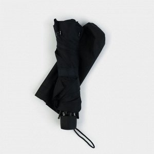 Зонт женский механический FCKNG WTHR, 8 спиц, d=95, чёрный