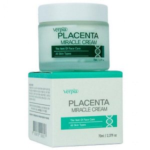 Крем для лица Verpia увлажняющий Real Placenta Miracle cream 70 мл 1/80