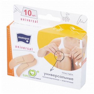 Пластырь Matopat Universal 19мм x 76мм по 10 шт.