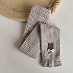 Детские однотонные леггинсы