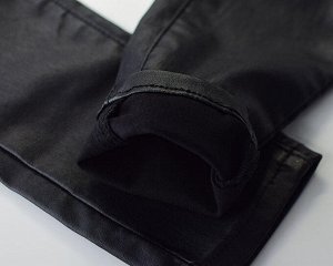 Женские черные брюки скинни