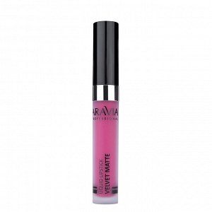 Aravia Помада жидкая бархатно-матовая VELVET MATTE, 5.5 мл – 07 wineberry, lip matte. Аравия