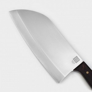 Нож - топорик кухонный средний Wild Kitchen, сталь 95*18, лезвие 17 см
